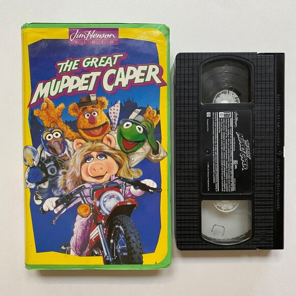 The Great Muppet Caper VHS Video 90s Animated Movie Clamshell Case Jim Henson - Picture 1 of 4